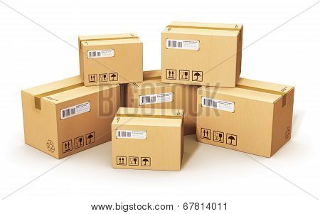 Cardboard boxes