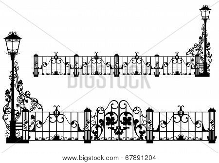 Antique Garden Fence