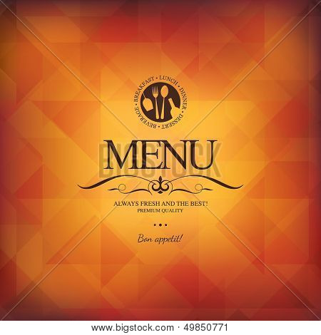 Restaurant menu design