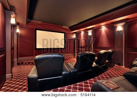 Theater In Luxury Home