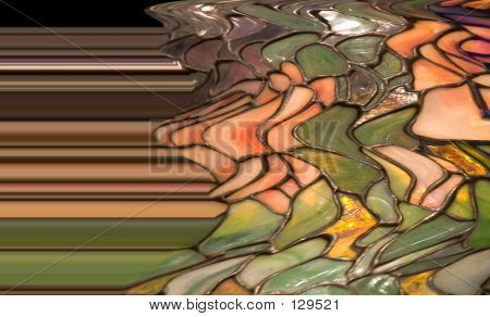 Tiffany Style Lamp Shade Abstract