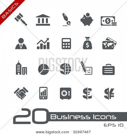 Business & Finance Icons // Basics