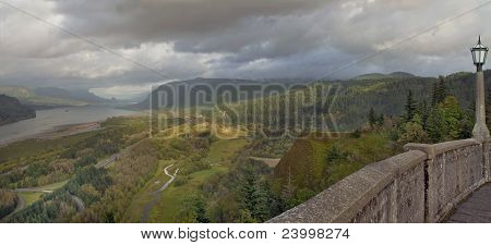 Columbia River Gorge vista da Crown Point