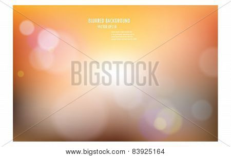 Vector Illustration Of Soft Colored Abstract Blurred Light Background Layout Design , Can Be Use For