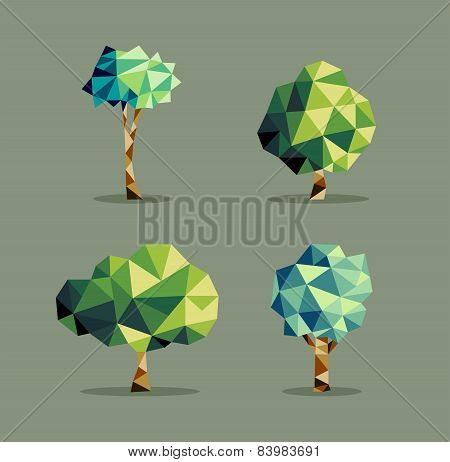 Abstract Triangle Tree Set