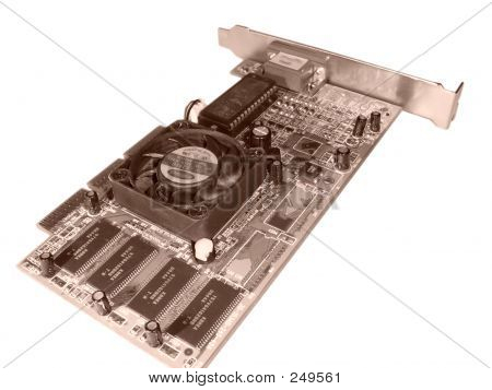 Graphic Card Sepia