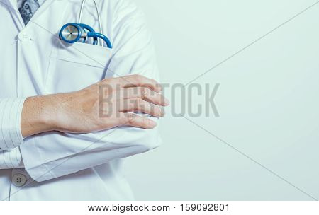 Medical doctor checking your healthy concept in hospital. Doctor man. Doctor woman. Asian doctor. Doctor touch. Doctor general. Doctor equipment.