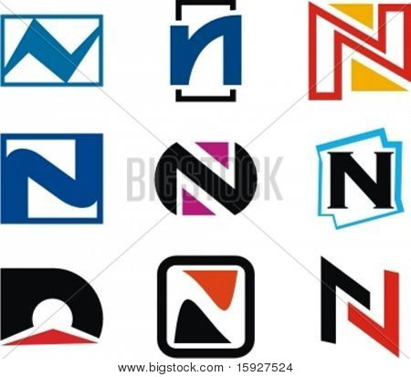 Alphabetical Logo Design Concepts. Letter N. Check my portfolio for more of this series.