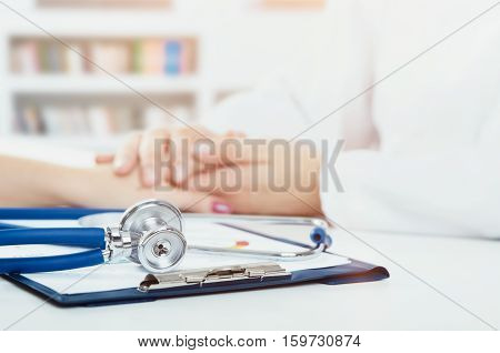 Doctor And Patient In Office