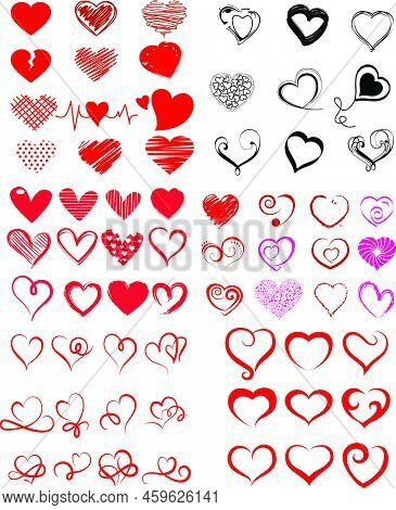 Heart Icon . Simple Heart , Love Logo. Love Icon Sign. Heart Icon Vector, Love Hearts, Heart Icon Ve