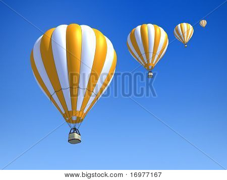 Hot air ballons