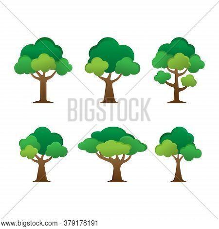 Tree. Tree vector. Tree icon vector. Tree icon. Tree logo. Tree Shillouette Vector. Tree vector design. Tree symbol vector. Tree Sign. Tree Logo icon. Tree Leaves vector logo design template illustration. Set of Tree icon vector illustration