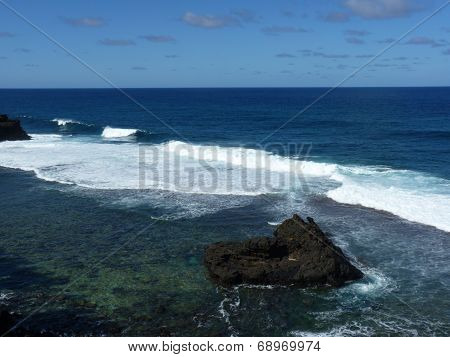 Beach At Gris Gris Cliff