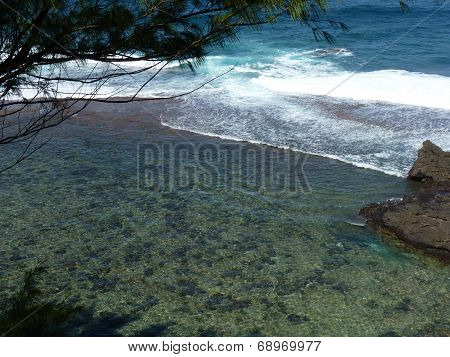 Beach At Gris Gris Cliff