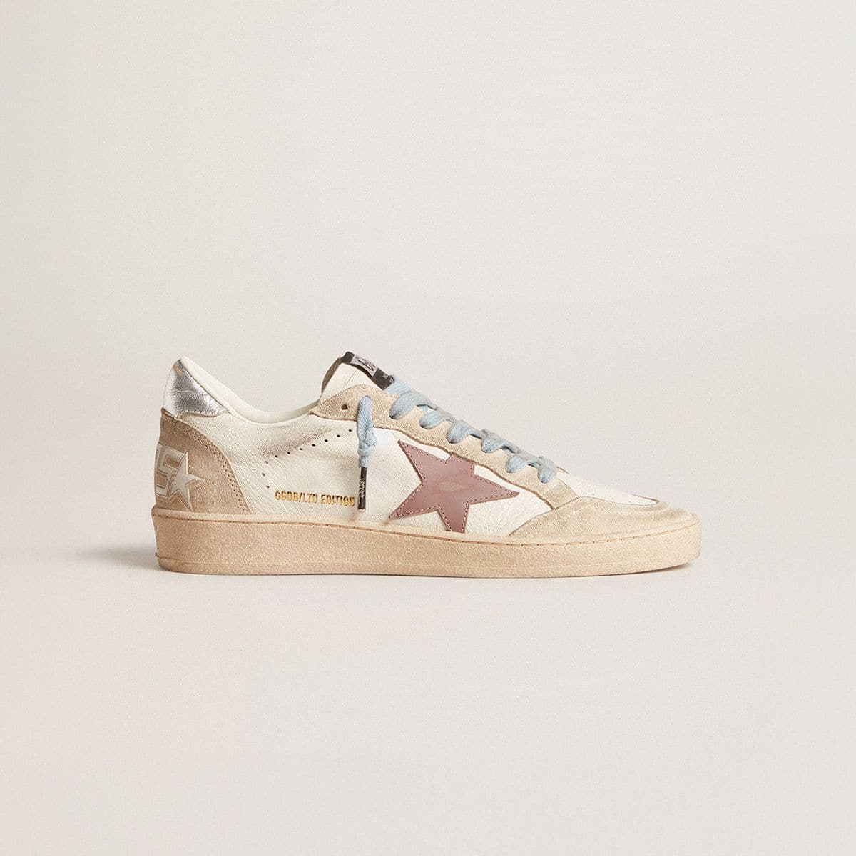 Women's-Ball-Star-LTD-in-white-nappa-and-pearl-suede-with-mauve-leather-star