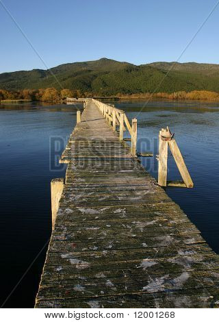 Derelict Pier, Lake Taupo, New Zealand