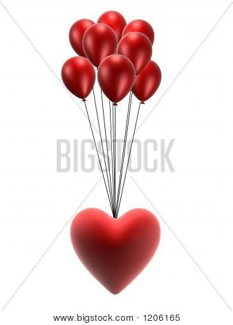 Palloncini e cuore