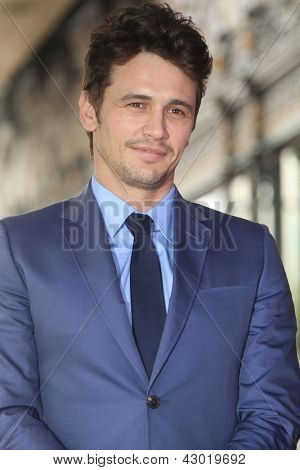 LOS ANGELES - MAR 7: James Franco at a ceremony as James Franco is honored with a star on the Hollywood Walk of Fame on March 7, 2013 in Los Angeles, California