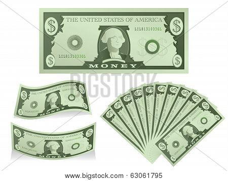 Dollar Bill Illustration