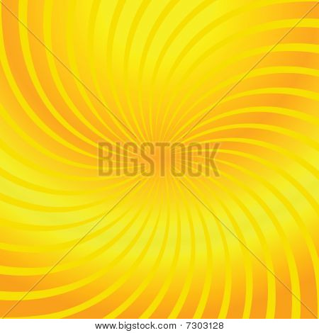 Twirl yellow abstract