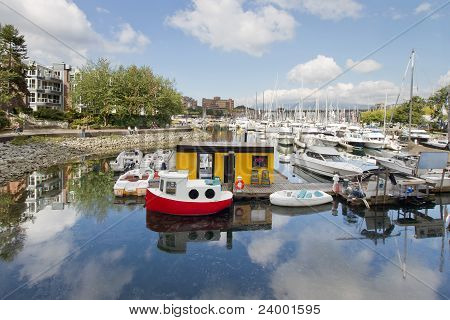 Marina a Granville Island Vancouver Bc