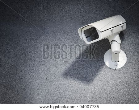 Security Camera On Wall