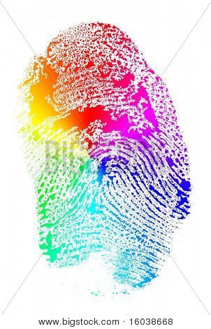 Rainbow Finger Print