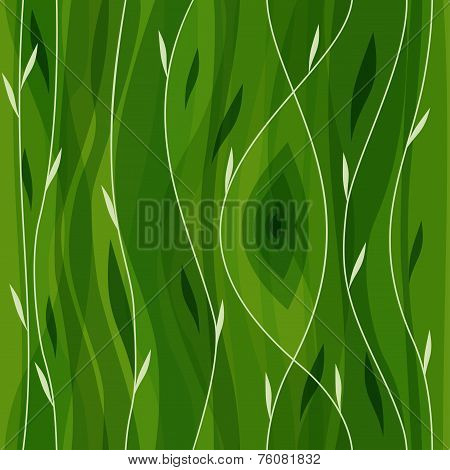 Vector leaf seamless pattern. Abstract nature design or abstract