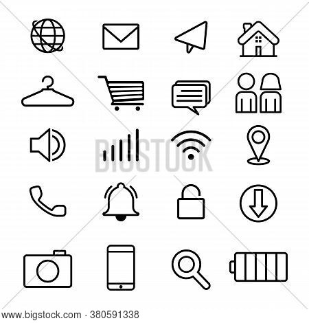 Icons Black And White, Icons, Online Store, Icon Pack, Home Icon, Telephone Icon, Mail, Icon, Naviga