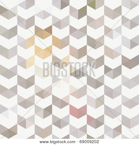 Retro Pattern Of Geometric Shapes