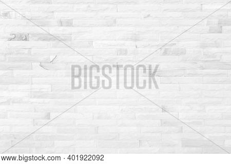 White Grunge Brick Wall Texture Background For Stone Tile Block Painted In Grey Light Color Wallpape