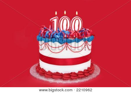 100Th Cake