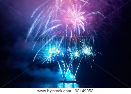 Colorful Holiday Fireworks