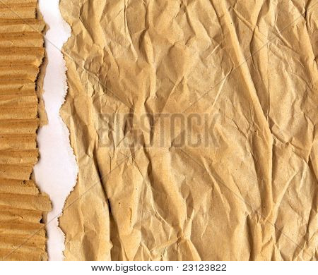 ripped recycled cardboard background texture