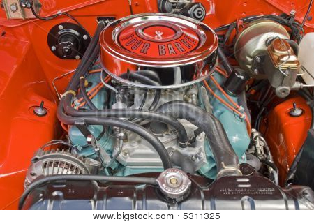 V8 Engine Compartment