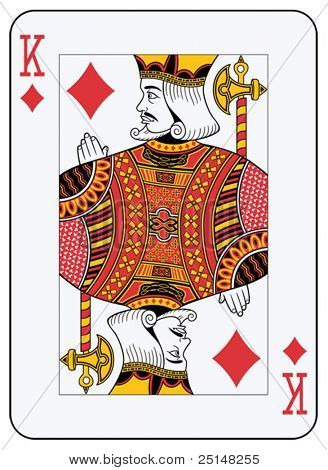 King of Diamonds playing card