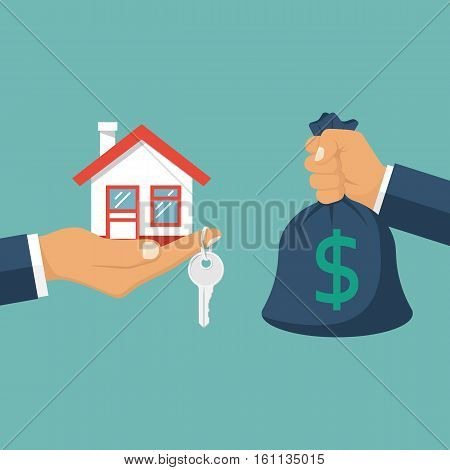 Buying House Vector