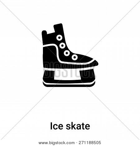 Ice Skate Icon In Trendy Design Style. Ice Skate Icon Isolated On White Background. Ice Skate Vector