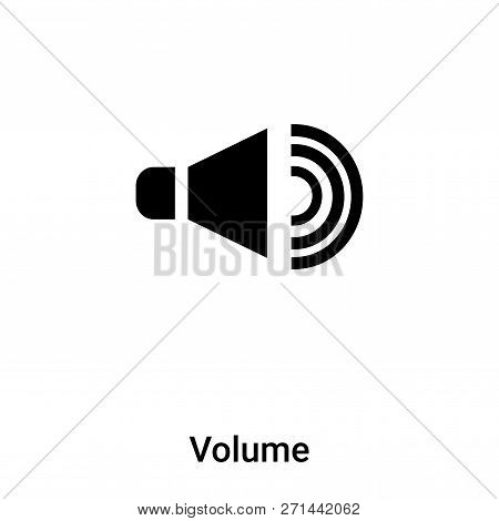 Volume Icon In Trendy Design Style. Volume Icon Isolated On White Background. Volume Vector Icon Sim