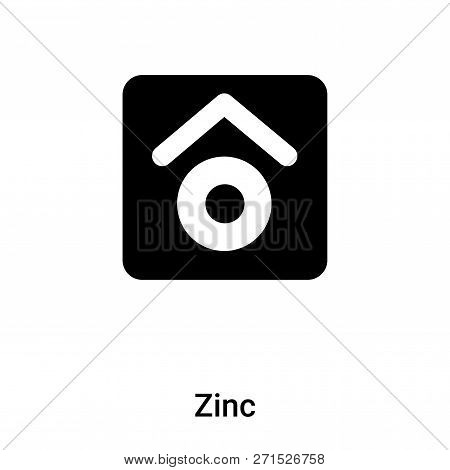 Zinc Icon In Trendy Design Style. Zinc Icon Isolated On White Background. Zinc Vector Icon Simple An