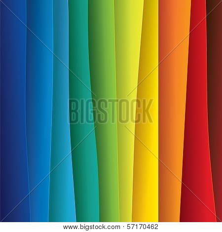 Abstract Colorful Background Paper Or Plastic Sheets - Vector Graphic