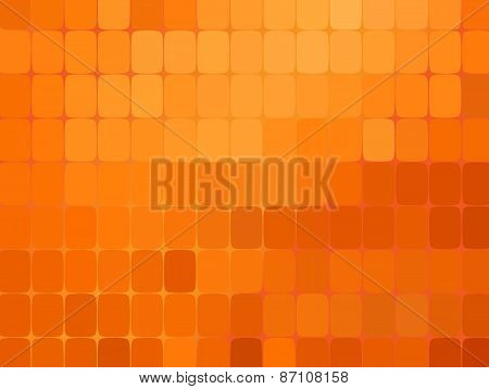 Abstract orange mosaic background