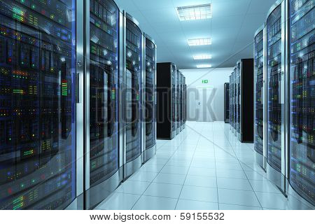 Server room in Datacenter