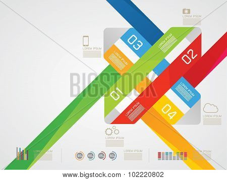 vector illustration of infographic banners