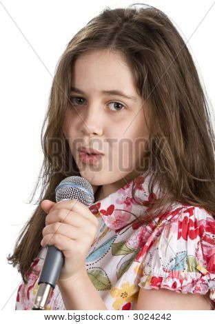 Young Girl Singing