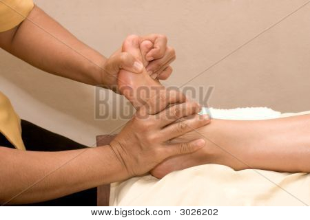 Foot Massage In Spa