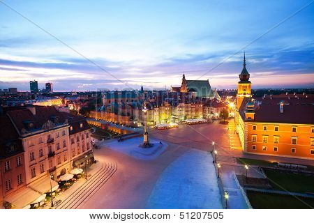 View Of The Plac Zamkowy,