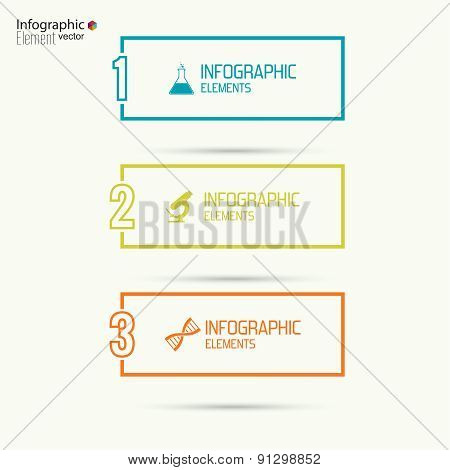 Comparative chart with templates for presentation