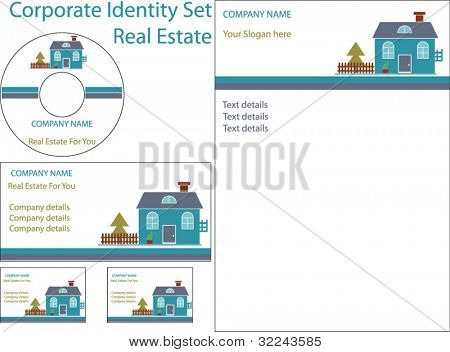 Corporate identity sjabloon - onroerend goed