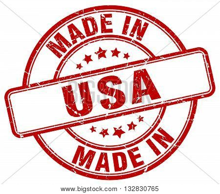 made in usa red round vintage stamp.usa stamp.usa seal.usa tag.usa.usa sign.usa.usa label.stamp.made.in.made in.